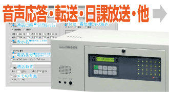 音声応答・日課放送・他