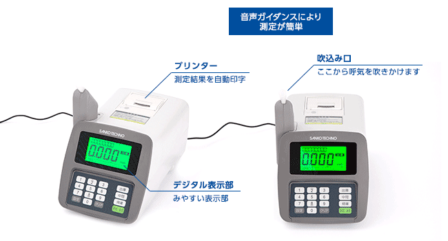 業務用アルコール検知器SG358-S